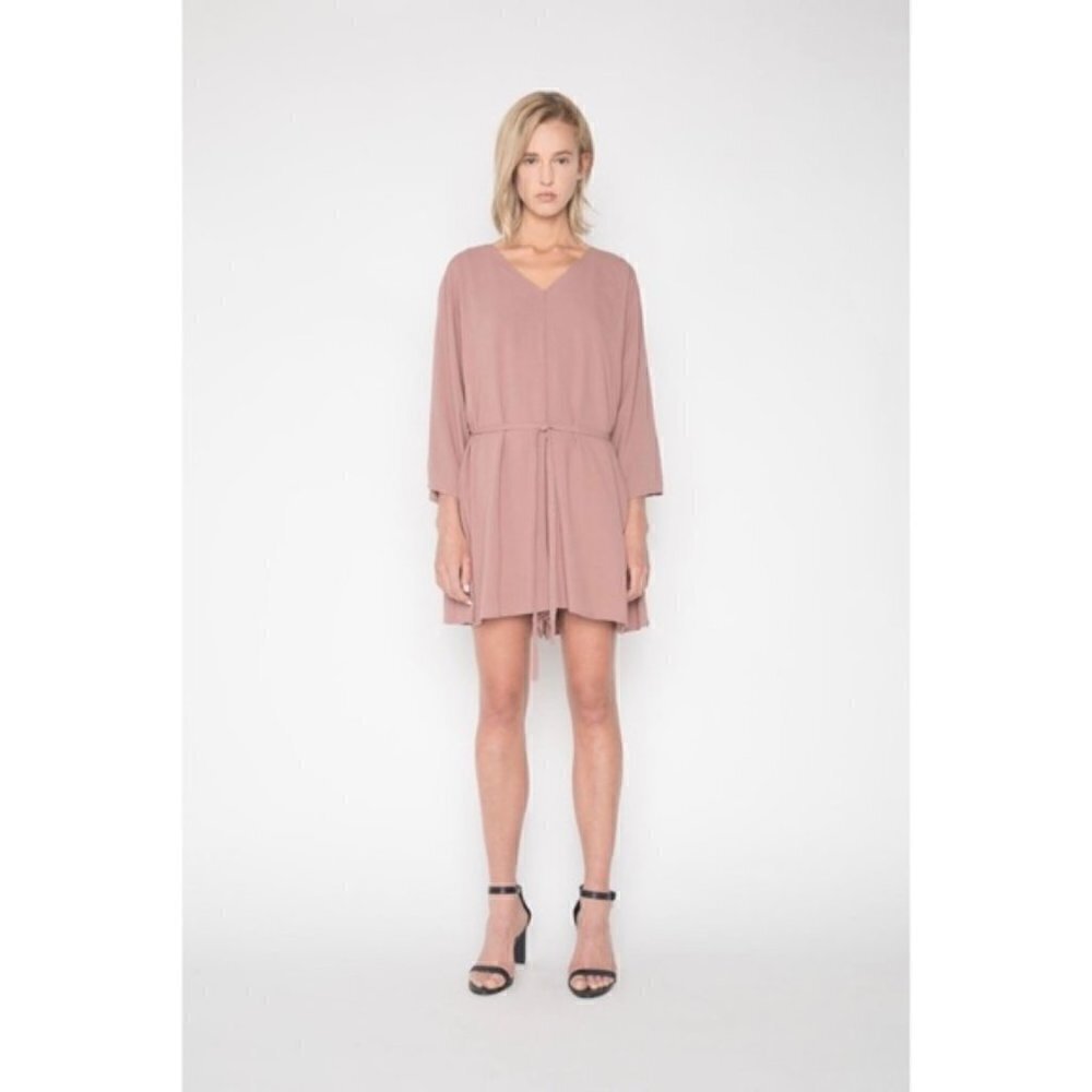 OAK + Fort | 1396 Romper Mauve Size Small